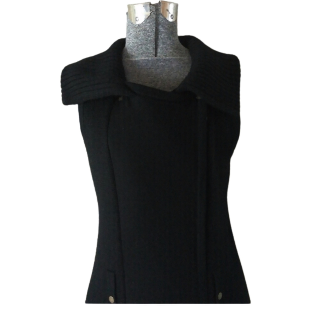 Ann Taylor Loft Vest Sweater Sleeveless Gray